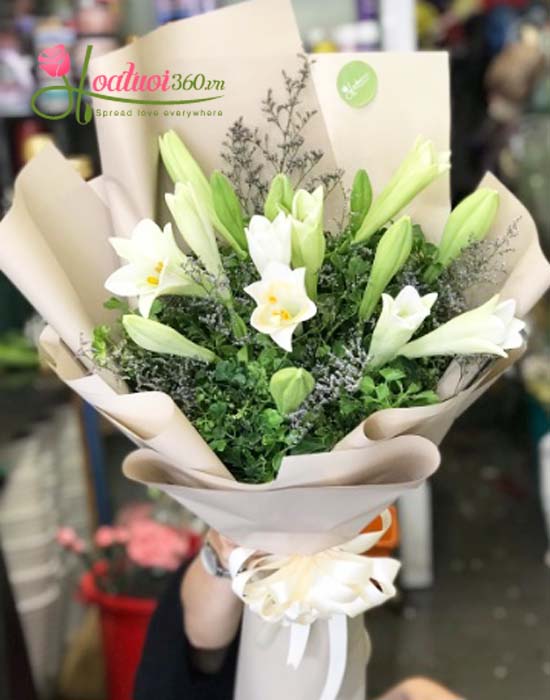 Bó hoa loa kèn- Tình yêu Hà Nội